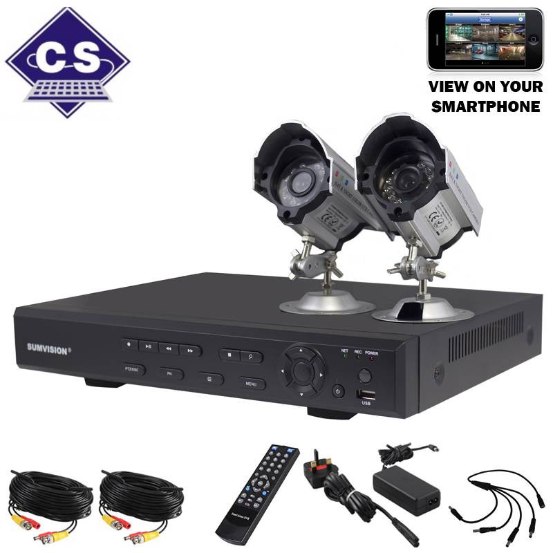 Best ideas about DIY Security Camera Kit
. Save or Pin H 264 8 CHANNEL 2 CAMERA DVR HOME & BUSINESS CCTV SECURITY Now.