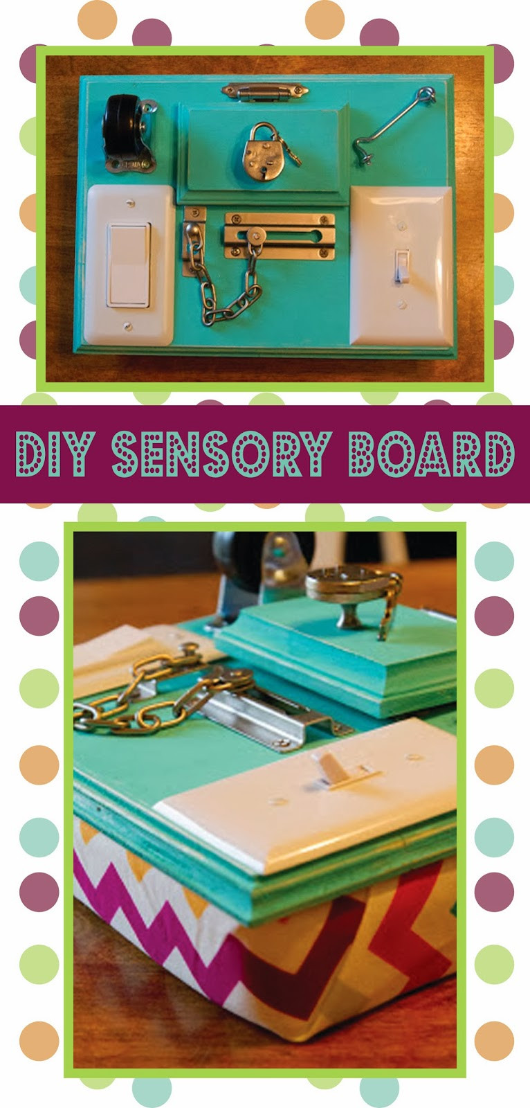 Best ideas about DIY Sensory Board
. Save or Pin DIY Sensory Activity Board Hip & Simple Now.