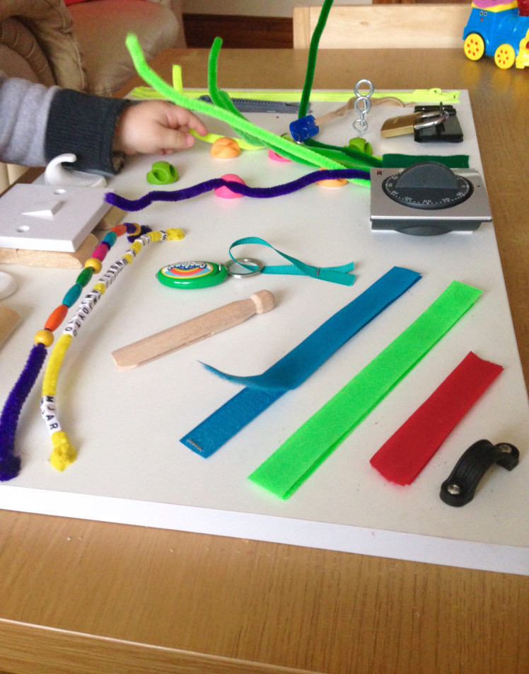 Best ideas about DIY Sensory Board
. Save or Pin DIY sensory board – The Crafty Mummy Now.