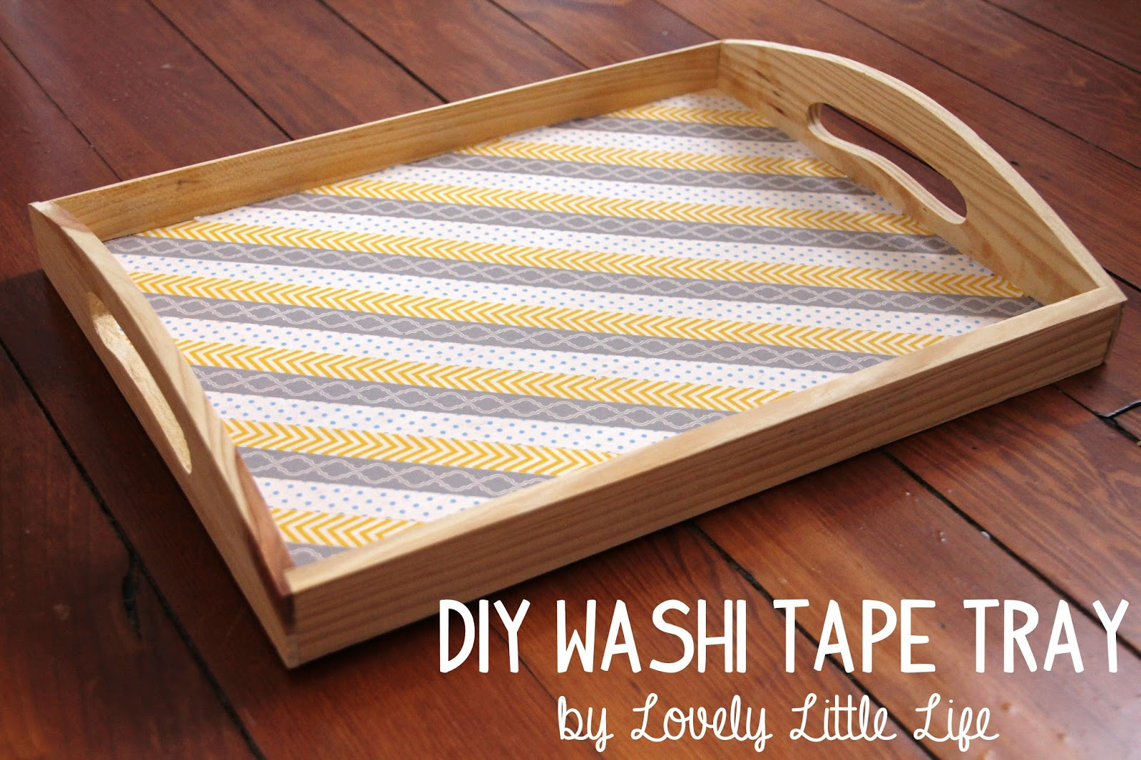 Best ideas about DIY Serving Tray
. Save or Pin Lovely Little Life Easy DIY Washi Tape Serving Tray Now.