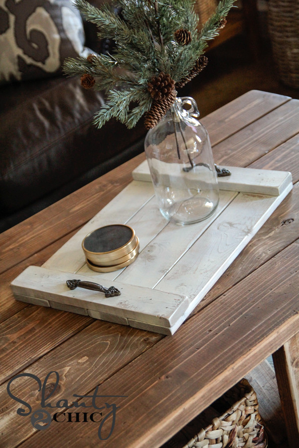 Best ideas about DIY Serving Tray
. Save or Pin DIY $8 Wood Tray Shanty 2 Chic Now.