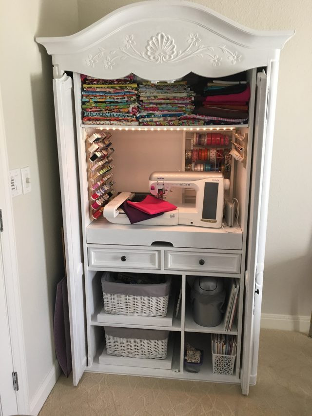 Best ideas about DIY Sewing Cabinet
. Save or Pin DIY Sewing Cabinet Extraordinaire – remodelicious Now.