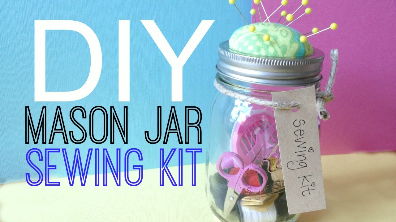 Best ideas about DIY Sewing Kit
. Save or Pin DIY Sewing Kit Mason Jar Now.