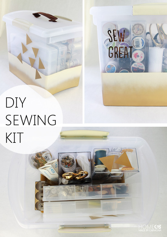 Best ideas about DIY Sewing Kits
. Save or Pin IHeart Organizing UHeart Organizing DIY Sewing Kit Now.