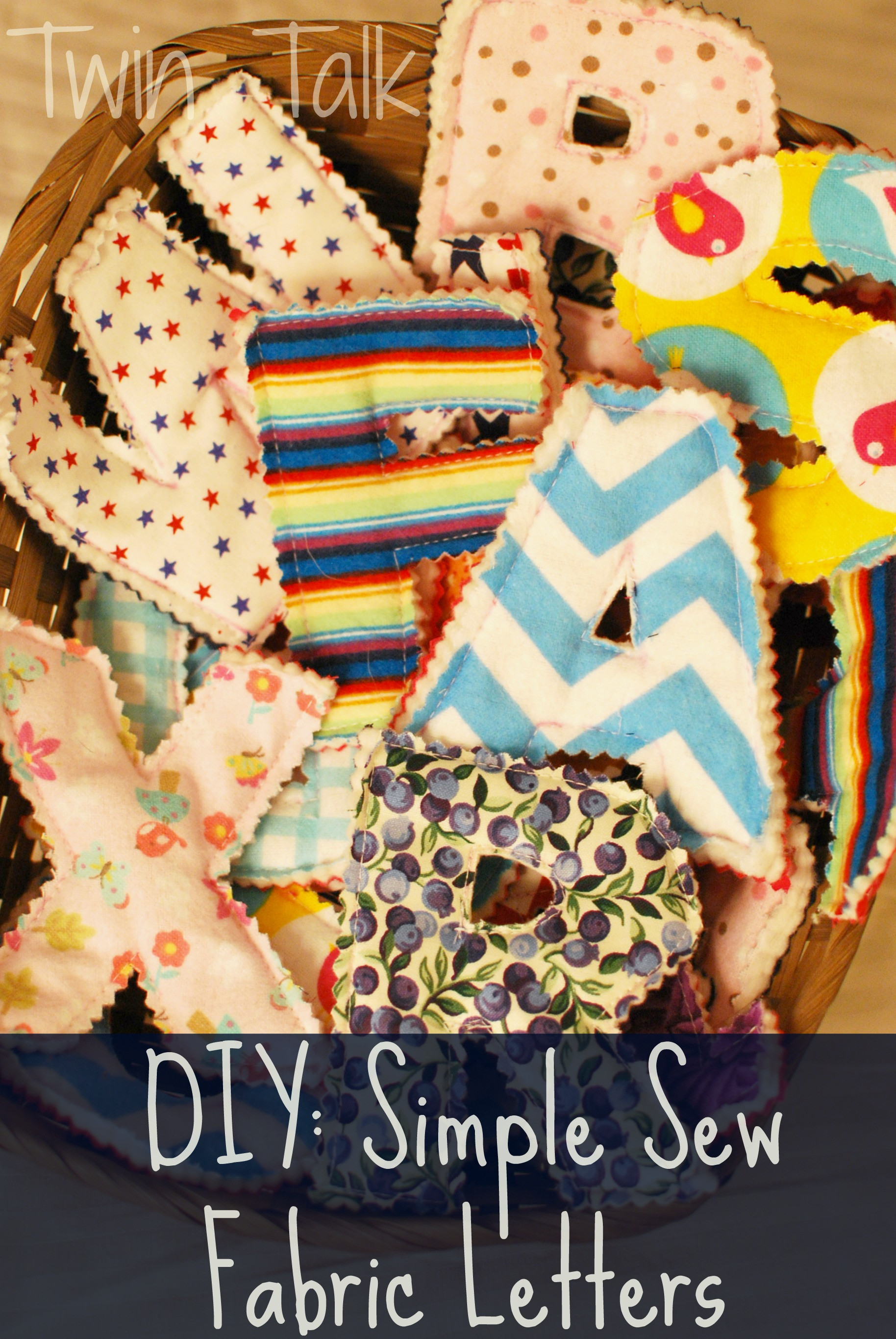 Best ideas about DIY Sewing Projects
. Save or Pin DIY Simple Sew Fabric Letters – Twin Talk Now.