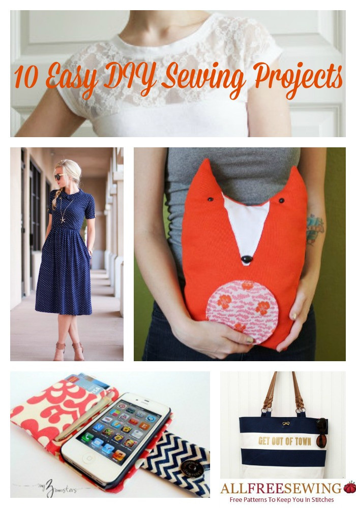 Best ideas about DIY Sewing Projects
. Save or Pin 10 Easy DIY Sewing Projects Now.
