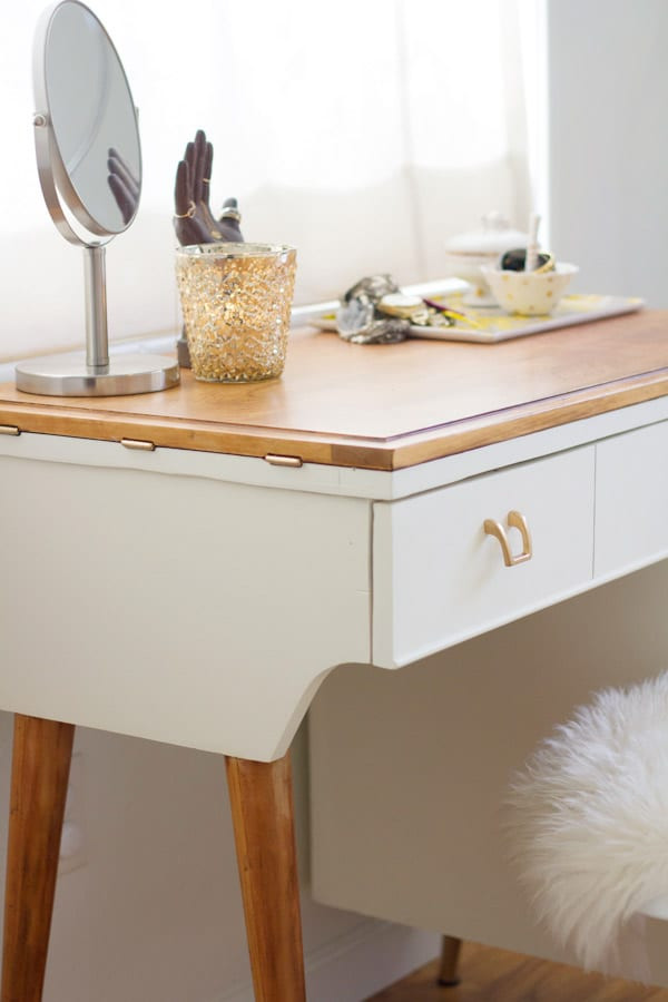 Best ideas about DIY Sewing Table
. Save or Pin DIY Vanity from a Vintage Sewing Table Lovely Indeed Now.