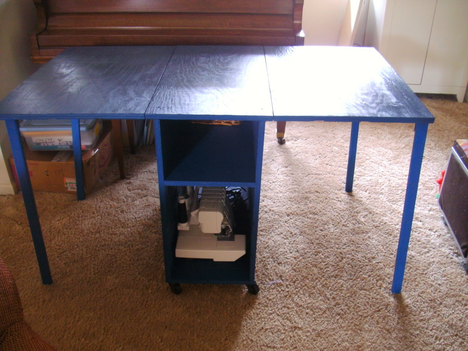 Best ideas about DIY Sewing Table Plans
. Save or Pin Sew Homegrown Sewing "room" Redo Now.
