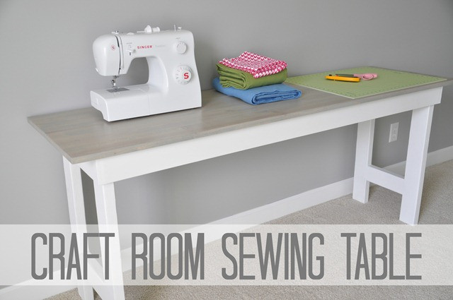 Best ideas about DIY Sewing Table Plans
. Save or Pin Decor And The Dog Craft Room Sewing Table Tutorial Now.
