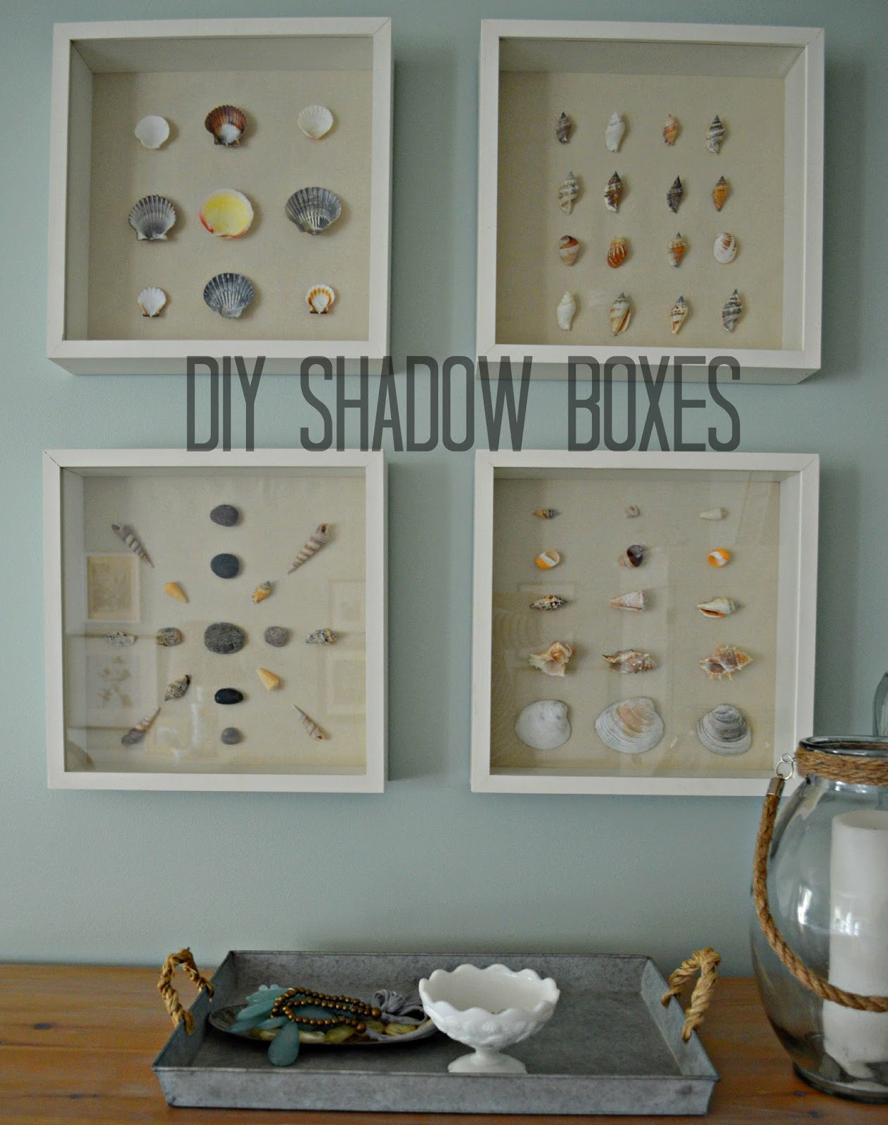 Best ideas about DIY Shadow Box
. Save or Pin Right up my alley DIY Shadow Box and Shell Art Now.