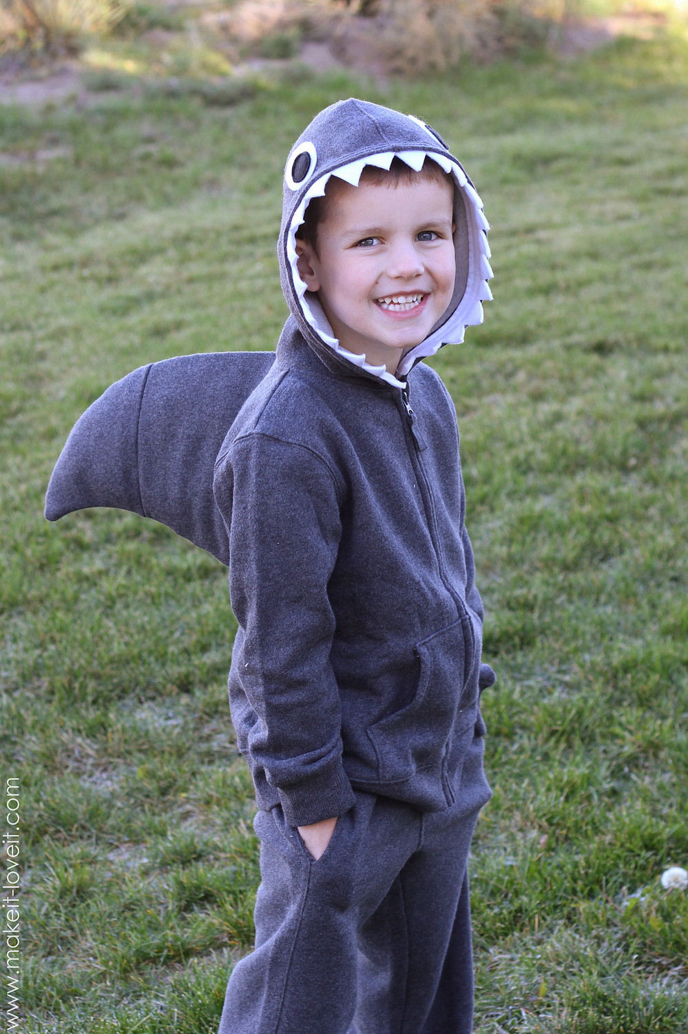 Best ideas about DIY Shark Costumes
. Save or Pin Halloween Costume Ideas Simple Shark with Dorsal Fin Now.