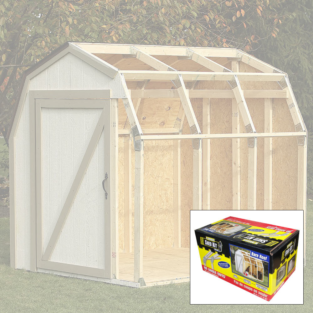 Best ideas about DIY Shed Cost
. Save or Pin 2x4 Basics DIY Shed Kit Barn Roof Style Now.