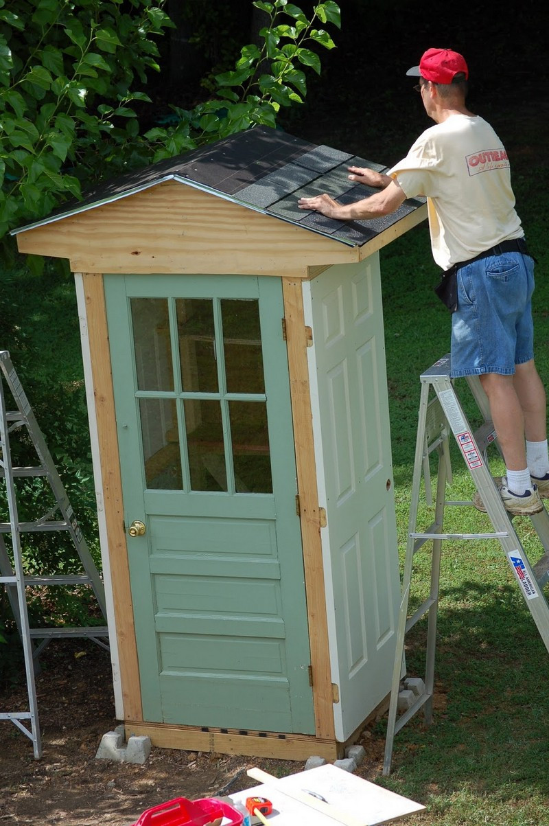 Best ideas about DIY Shed Door
. Save or Pin DIY Four Door Shed Now.