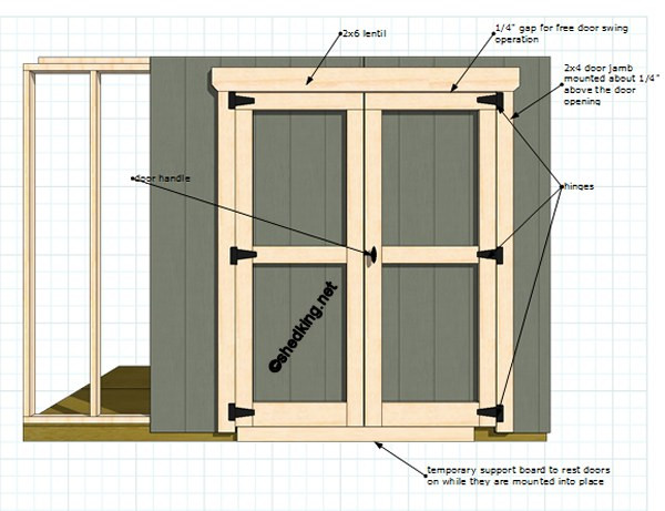 Best ideas about DIY Shed Door
. Save or Pin Double Shed Doors Now.