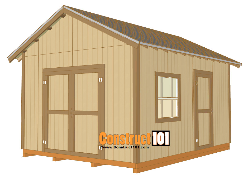 Best ideas about DIY Shed Plans Free
. Save or Pin 12x16 Shed Plans Gable Design Construct101 Now.