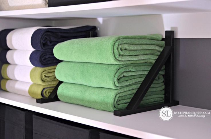 Best ideas about DIY Shelf Dividers
. Save or Pin Linen Closet Organization Now.