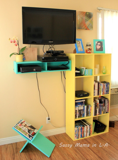 Best ideas about DIY Shelves For Living Room
. Save or Pin Spring Up Your Living Room DIY Floating Shelf & Magazine Now.