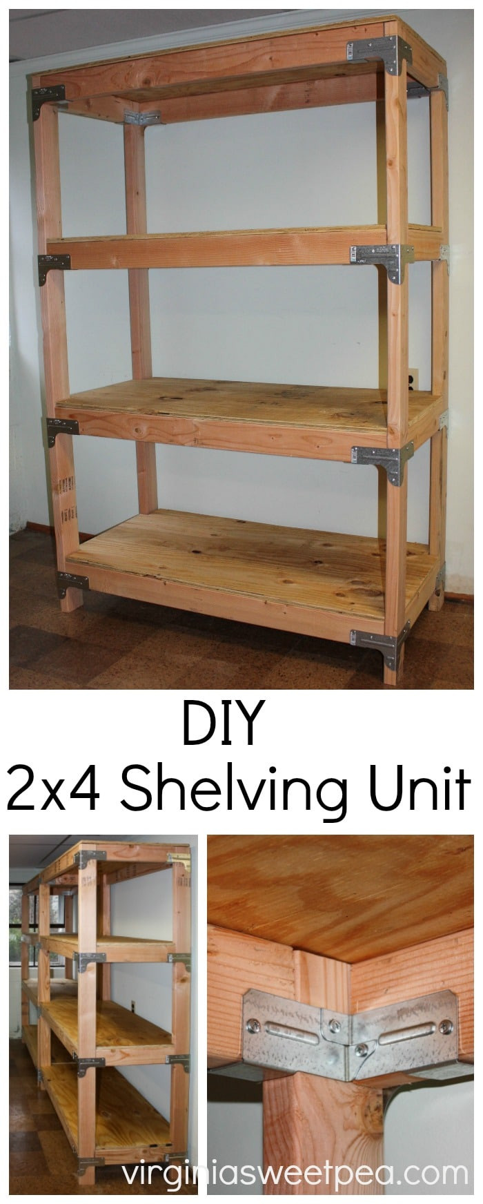 Best ideas about DIY Shelving Unit
. Save or Pin DIY 2x4 Shelving Unit Sweet Pea Now.