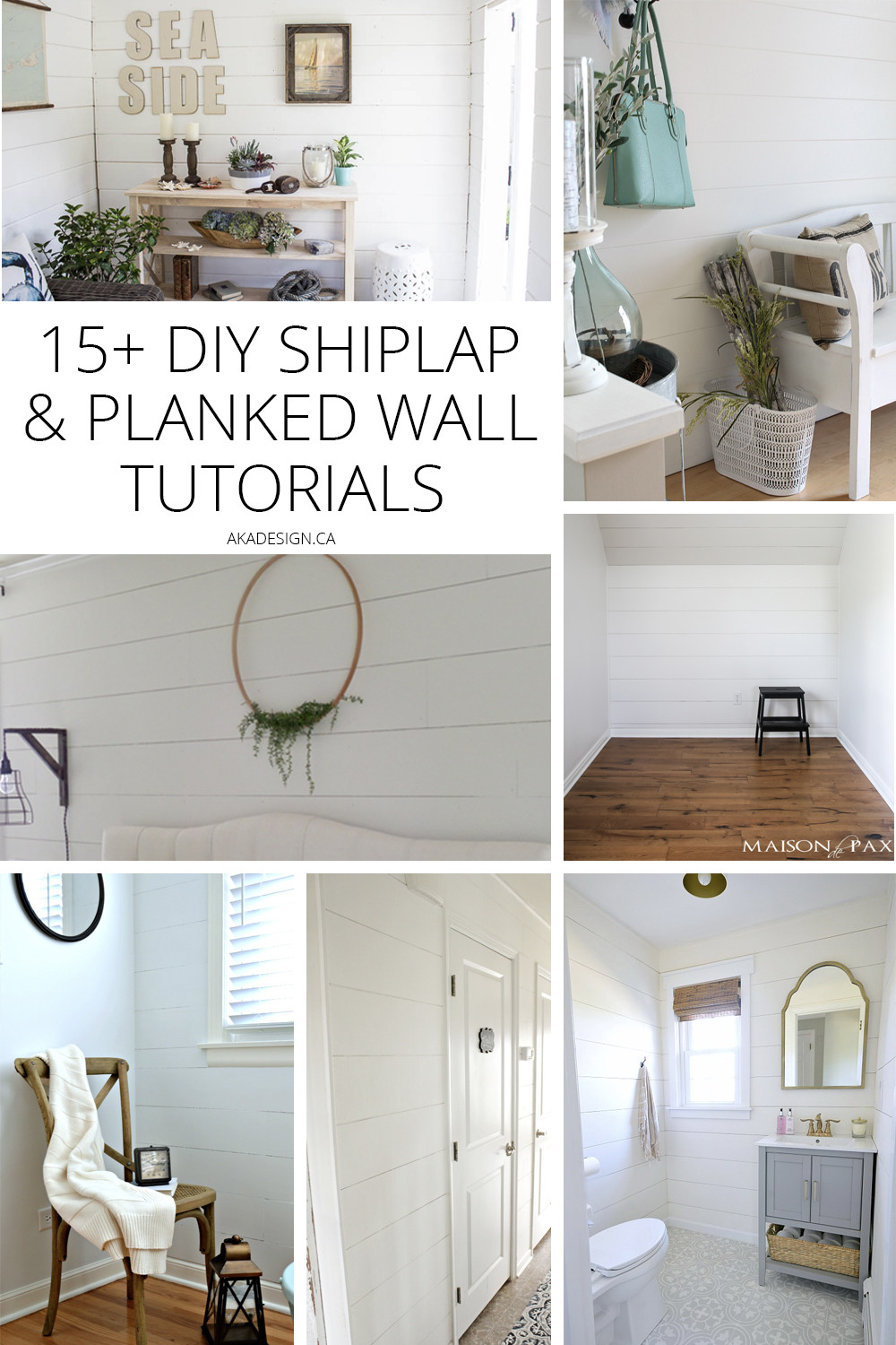 Best ideas about DIY Shiplap Wall . Save or Pin 15 DIY Shiplap and Planked Wall Tutorials You Should See Now.