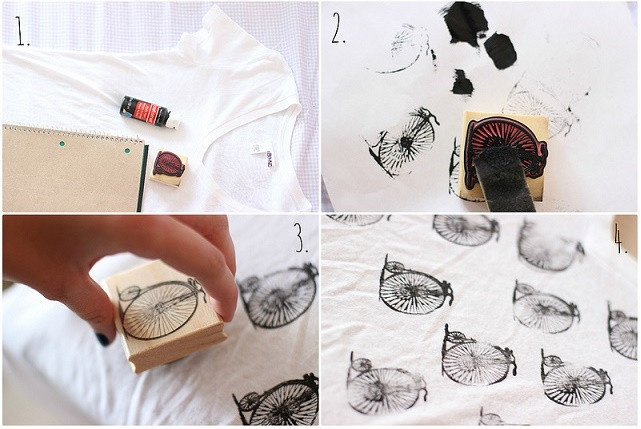 Best ideas about DIY Shirt Print
. Save or Pin Make Your Own Stamp Print T shirt Design AllDayChic Now.