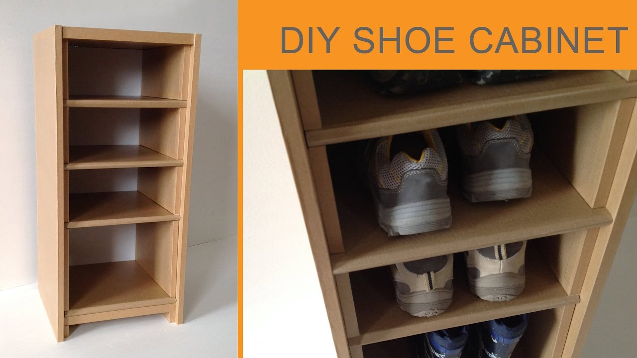 Best ideas about DIY Shoe Cabinet
. Save or Pin DIY Cardboard Shoe Cabinet cardboard furniture HD Now.