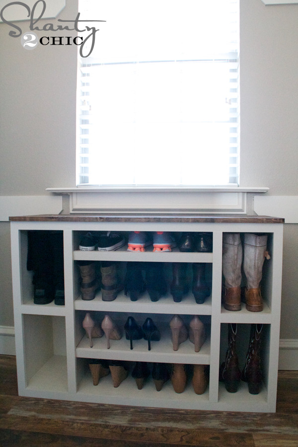 Best ideas about DIY Shoe Cabinet
. Save or Pin DIY Shoe Storage Cabinet Shanty 2 Chic Now.