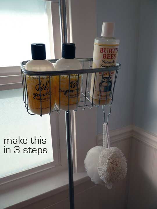 Best ideas about DIY Shower Organizer
. Save or Pin DIY Clawfoot Tub Shower Caddy Now.