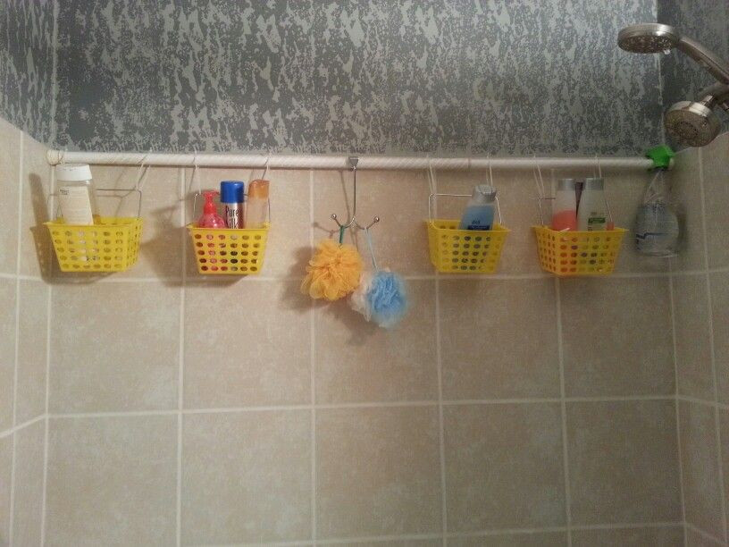 Best ideas about DIY Shower Organizer
. Save or Pin DIY shower caddy Dollar store buckets zip ties shwr Now.