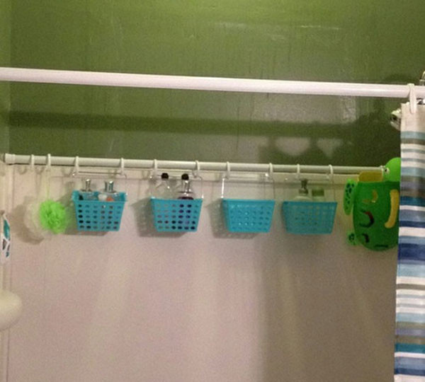 Best ideas about DIY Shower Organizer
. Save or Pin 30 Brilliant DIY Bathroom Storage Ideas Now.