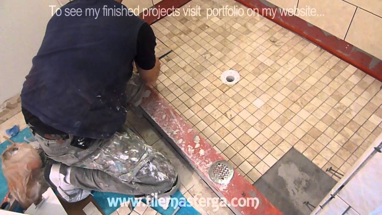 Best ideas about DIY Shower Pan
. Save or Pin Part "4" How to tile shower Floor Shower Pan mud bed Now.