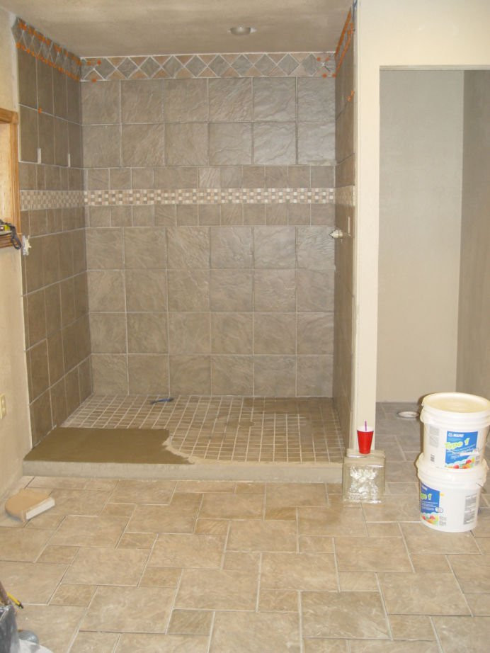 Best ideas about DIY Shower Tile
. Save or Pin Tile Man Used Mastic Glue Entrance To Shower Tiling Now.