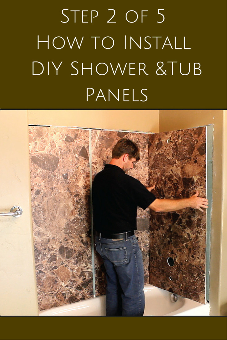 Best ideas about DIY Shower Wall Panels
. Save or Pin 5 steps to install decorative DIY shower and tub wall panels Now.
