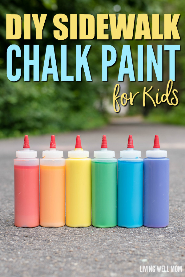 Best ideas about DIY Sidewalk Chalk Paint
. Save or Pin DIY Sidewalk Chalk Paint for Kids in Less than 5 Minutes Now.