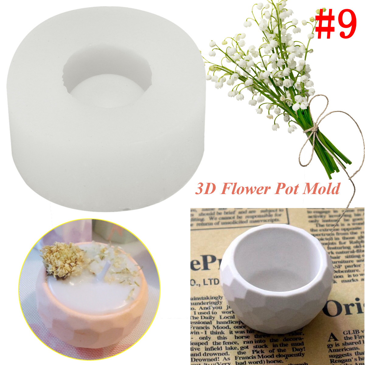 Best ideas about DIY Silicone Mold
. Save or Pin Flower Pot DIY Silicone Molds Garden Planter Cement Now.