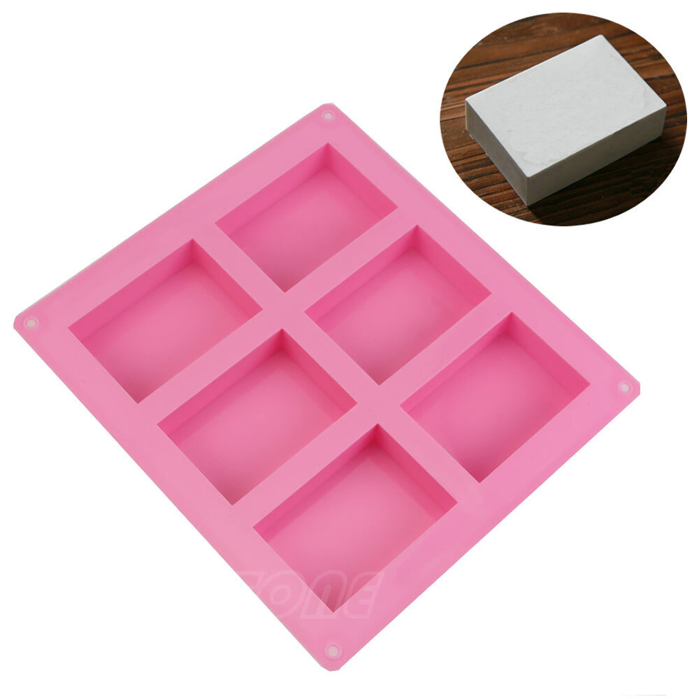 Best ideas about DIY Silicone Mold
. Save or Pin Silicone 6 Cavity Rectangle Soap Cake ice Mold Mould Tray Now.