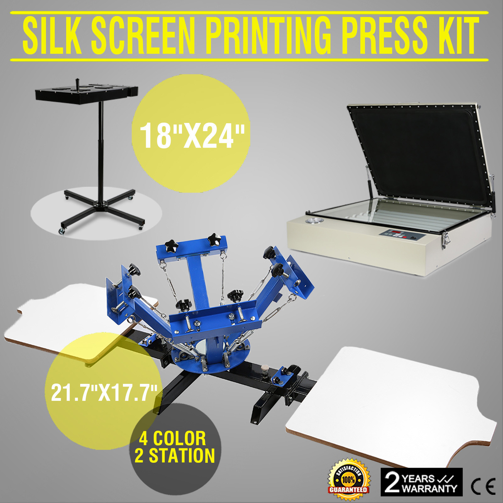 Best ideas about DIY Silk Screening Kit
. Save or Pin 4 Color Screen Printing Press Kit Machine 2 Station Silk Now.