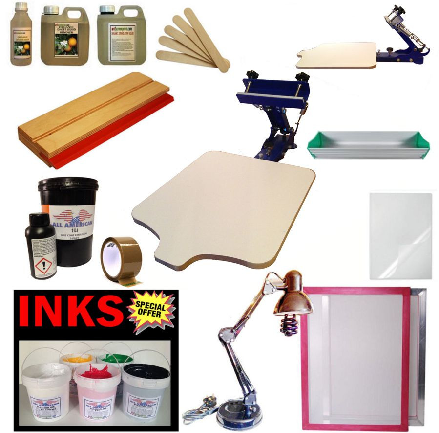 Best ideas about DIY Silk Screening Kit
. Save or Pin 1 COLOUR SCREEN PRINTING KIT Now.