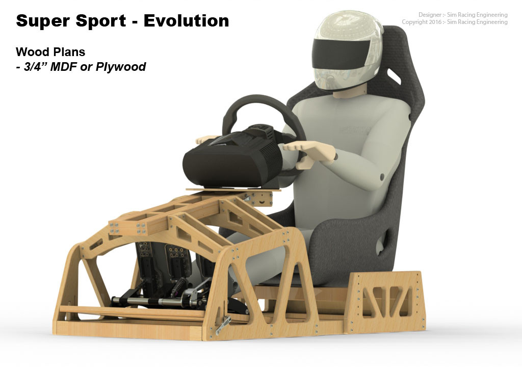 Best ideas about DIY Sim Racing Rig
. Save or Pin Super Sport Evolution Wood DIY Plans ONLY Now.