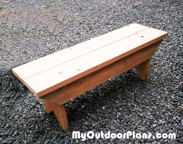 Best ideas about DIY Simple Bench
. Save or Pin DIY Garden DIY Small Bench MyOutdoorPlans Now.