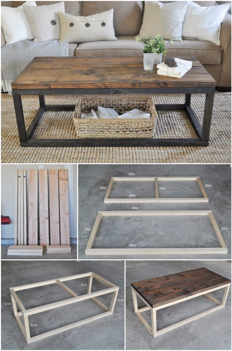 Best ideas about DIY Simple Table
. Save or Pin 20 Super Cool Easy To Do DIY Coffee Table Ideas Home Magez Now.