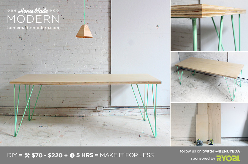 Best ideas about DIY Simple Table
. Save or Pin HomeMade Modern EP41 The Easy DIY Table Now.