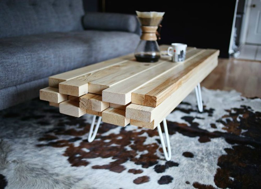 Best ideas about DIY Simple Table
. Save or Pin DIY Coffee Table 2x4 Projects 8 Cool DIYs Bob Vila Now.