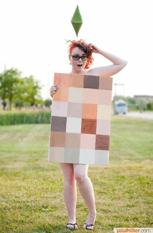 Best ideas about DIY Sims Costume
. Save or Pin Naked Sim Simple yet hilarious costume idea Wear a Now.