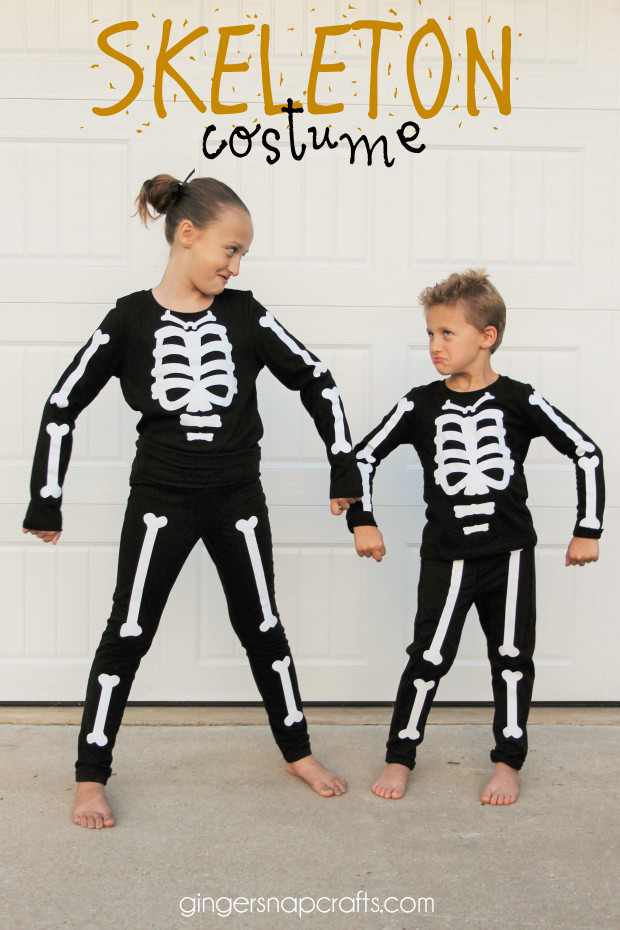 Best ideas about DIY Skeleton Costume
. Save or Pin Ginger Snap Crafts Skeleton Costume tutorial Now.