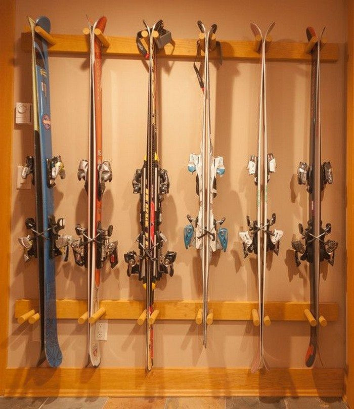 Best ideas about DIY Ski Rack
. Save or Pin Build a custom sports equipment storage Now.