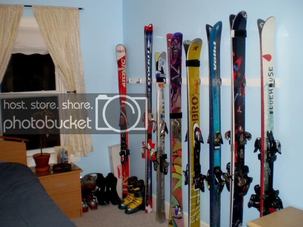 Best ideas about DIY Ski Rack
. Save or Pin DIY Ski holder rack $20CHF d easy Now.