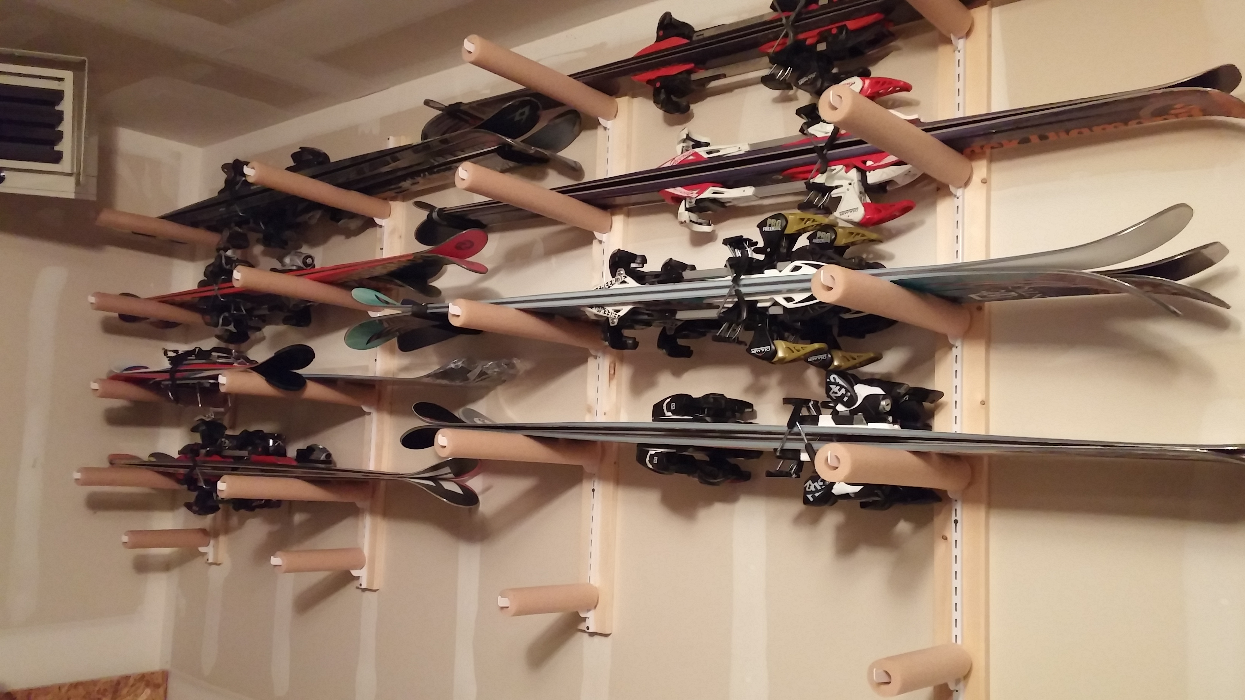 Best ideas about DIY Ski Rack
. Save or Pin DIY Finally built a ski rack in my garage that holds all Now.