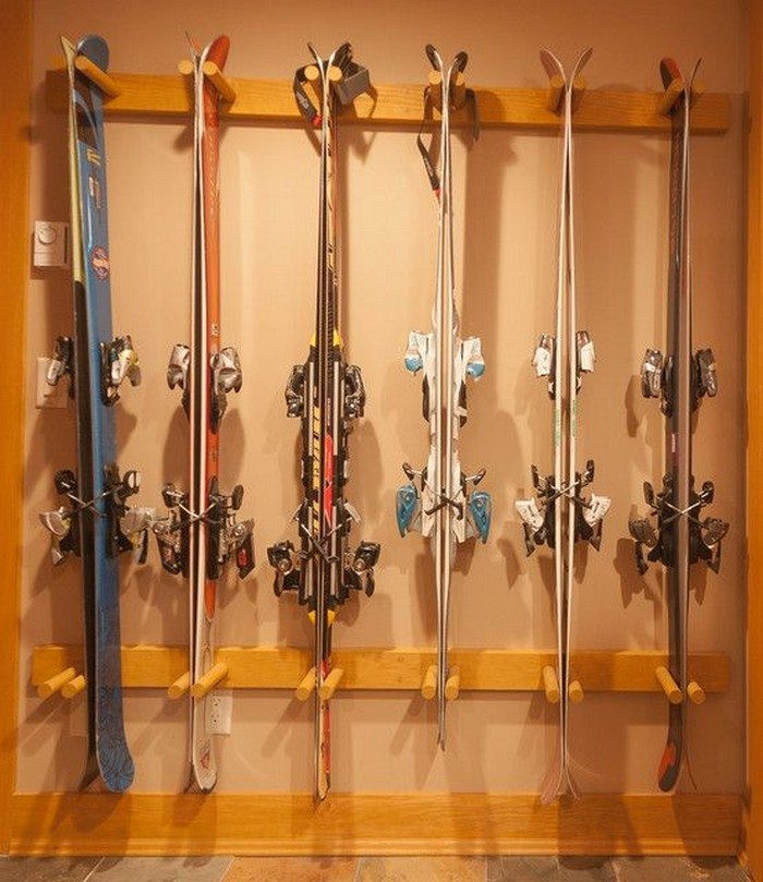 Best ideas about DIY Ski Racks
. Save or Pin Build a custom sports equipment storage Now.