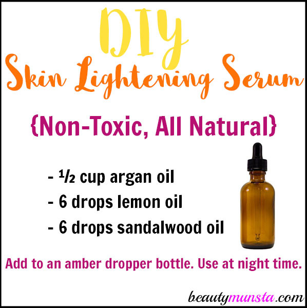 Best ideas about DIY Skin Lightening
. Save or Pin DIY Skin Lightening Serum – Natural Non Toxic beautymunsta Now.