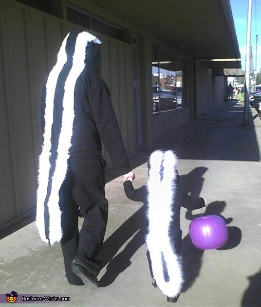 Best ideas about DIY Skunk Costume
. Save or Pin Baby Skunk and Mommy Skunk DIY Halloween Costumes 2 4 Now.